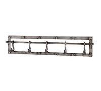 HAKU patère Murale Anthracite, métal - Dim.: L 73 cm x H 15 cm x P 8 cm, Style: Industrial