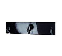 HAKU patère Murale Noir, Bois Massif, MDF - Dim.: L 44 cm x H 10 cm x P 2 cm, Style: Industrial