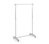HAKU Portant chromé Gris plastique, métal L 81 x H 96–160 x P 39 cm – Style moderne