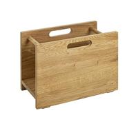 HAKU Porte-journaux en bois massif de chêne - Dimensions : L 40 x H 30 x P 21 cm, Style : Traditionnel