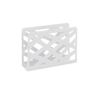 HAKU Porte-revues - métal blanc - L 35 x H 26 x P 10 cm - Style moderne