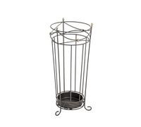 HAKU porte parapluies anthracite, métal - Dim.: H 55 cm x Ø 24 cm, Style: Traditional