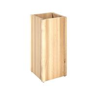 HAKU Porte-parapluies Hêtre vaporisé Bois massif L20×H45×P20 cm Style moderne