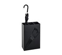 HAKU Porte-parapluies Moderne en métal Noir L 30 × H 48 × P 16 cm
