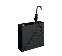 HAKU Möbel Porte parapluies Noir, métal - Dim.: L 50 cm x H 48 cm x P 16 cm, Style: Modern