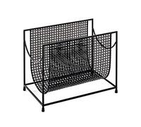 HAKU Möbel Porte revues Noir, métal - Dim.: L 37 cm x H 30 cm x P 22 cm, Style: Art Deco