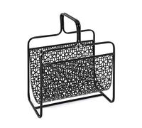 HAKU porte revues noir, métal - Dim.: L 37 cm x H 45 cm x P 22 cm, Style: Art Deco