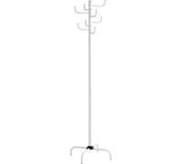 HAKU Portemanteau blanc, métal Portemanteau - Dimensions : H 180 x Ø 37 cm, Style : moderne