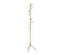 HAKU Portemanteau naturel, portemanteau sur pied en bois massif - Dimensions : H 174 x Ø 43 cm, style : traditionnel
