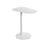 HAKU Möbel Table d'appoint Blanc, métal - Dim.: L 53 cm x H 60 cm x P 38 cm, Style: Modern