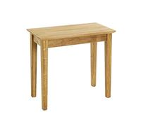 HAKU Table d'appoint chêne, Bois Massif - Dim.: L 56 cm x H 52 cm x P 30 cm, Style: Traditional