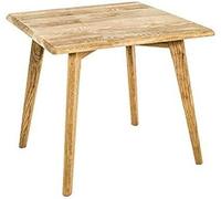 HAKU Table d'appoint en chêne Massif huilé, Table Basse en Bois - Dimensions : L 45 x H 45 x P 45 cm Style : Traditionnel