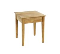 HAKU Table d'appoint en chêne Massif, Table Basse en Bois, Table de Salon - Dimensions : L 45 x H 52 x P 45 cm Style : Traditionnel