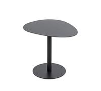 HAKU Table d'appoint en métal Noir, Petite Table Basse - Dimensions : L 51 x H 42 x P 41 cm Style : Moderne