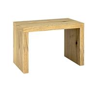 HAKU Table d'appoint, Panneau alvéolaire, placage en Bois véritable chêne, Table Basse, Table de Salon - Dimensions : L 50 x H 35 x P 30 cm, Style : Moderne
