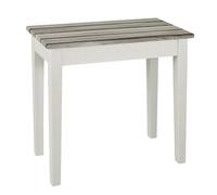 HAKU Table d'appoint pin maritimo, Blanc, MDF - Dim.: L 56 cm x H 52 cm x P 30 cm, Style: Coastal Furniture