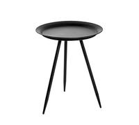 HAKU Table d'appoint – métal, Noir – H 47 x Ø 38 cm – Style moderne