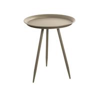HAKU Table d'appoint Ronde en métal Vert - Petite Table Basse Ronde - Dimensions : H 54 x Ø 44 cm - Style : Moderne