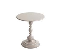 HAKU Table d'appoint Ronde Gris Cachemire en métal, Petite Table Basse Ronde - Dimensions : H 46 x Ø 42 cm Style : Moderne