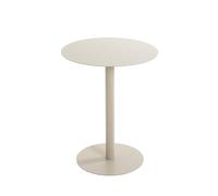 HAKU Table d'appoint Ronde, Gris Cachemire, métal, Petite Table Basse Ronde - Dimensions : H 50 x Ø 40 cm Style : Moderne