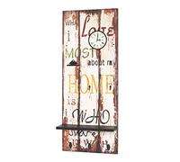 HAKU Tableau Pense-bête Motif, Vintage, MDF, métal - Dim.: L 40 cm x H 100 cm x P 14 cm, Style: Industrial