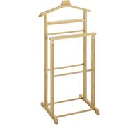 HAKU Valet de chambre en bambou naturel Porte-vêtements en bambou - Dimensions : L 48 x H 96 x P 35 cm, Style : Scandinave