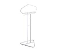 HAKU valet de nuit blanc en métal, dimensions : L 46 x H 110 x P 37 cm, style traditionnel