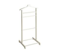HAKU valet de nuit crème en bambou, dimensions : L 48 x H 97 x P 36 cm, style scandinave
