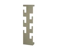 HAKU Warderobe Murale Vert Roseau, Acier - Dim.: L 15 x H 60 x P 8 cm, Style: Moderne