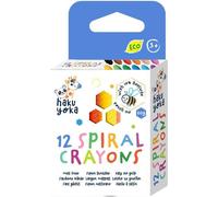 HAKU YOKA Crayons de couleur à spirale - 12