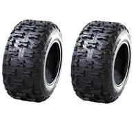 HAKUBA P5016 Lot de 2 pneus de gazon 18 x 6,50-8 18 x 6,50-8 18 x 6,5-8 18 x 6,5-8 pour tracteur à gazon, déneigeur, tondeuse autoportée 6"
