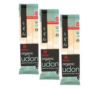 Hakubaku Organic Udon Noodles, Organic Japanese Noodles, 270g (Pack of 3)