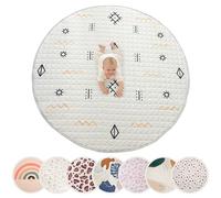 Hakuna Mat Lux Acapulco Beach - 150 cm Round Baby Play Mat