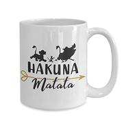 Hakuna Matata Tasse à café Simba du Roi Lion en céramique résistante à la chaleur Tasse à thé en céramique