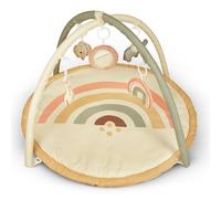 Hakuna Matte Baby Play Gym - Tapis de jeu pour bébé très épais et doux avec miroir de découverte et 4 jouets pour enfants - Baby Gym dans un magnifique design Arc-en-ciel - Conforme EN71 et REACH