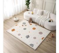 Hakuna Matte Cloudsoft Tapis d'éveil pour bébé au sol 152,4 x 203,2 cm - Velours corail - Antidérapant, résistant à l'eau, non toxique, facile d'entretien - Tapis de jeu épais pour bébé