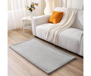 Hakuna Matte Tapis d'éveil Bébé 150x80x2,5cm, Gris - Tapis de Jeux avec Mousse Mémoire de Haute Qualité - Tapis Antidérapant pour Bébé, Tapis de Sol Enfant, Tatami Bébé
