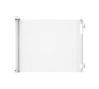 Hakuna Pets Barrière rétractable Anti-Pattes, d'intérieur/extérieur pour Chien, 93 cm de Haut, Extensible jusqu'à 180,3 cm de Large, Blanc