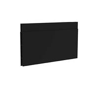 Hakuna Pets Extension de Porte de Patio pour Animal Domestique de 9,9 cm de Hauteur, s'adapte au Panneau d'insertion d'écran pour Petites Portes, Noir