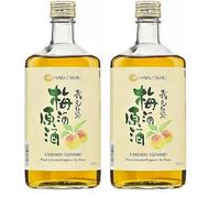 HAKUTSURU - Umeshu Genshu - Liqueur de Prune - Origine : Japon - 19,7% Alcool - Notes de Prunes & d'Abricots - Parfait en Cocktail, Pur ou sur Glace - 70 cl (Lot de 2)