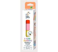 HAKUYOKA - Craie de cire cube multicolore