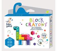 HAKUYOKA - Crayons de cire en blocs Brachiosaurus