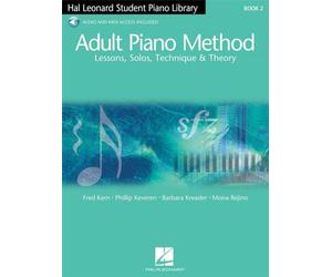 Hal Leonard Adult Piano Method: Book 2: Lessons, Solos, Technique & Theory