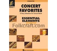 Hal Leonard Concert Favorites Vol1 Bb Bass Clarinet