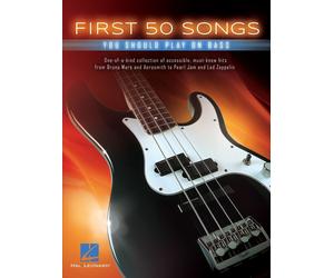 Hal Leonard First 50 Songs You Should Play on Bass Notes