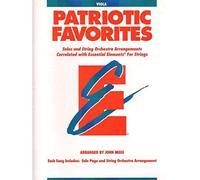 Hal Leonard Patriotic Favorites for Strings Viola Essential Elements