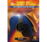 Hal Leonard Publishi - First 50 Country Songs You Should Play on Guita - F245z