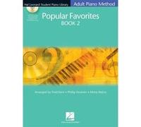 Hal Leonard Student Piano Library Adult - Popular Favorites Book 2 + Cd G