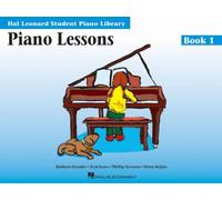 Hal Leonard Student Piano Library: Piano Lessons Book 1 - Méthode en anglais pour débutants | Pulsation, touches noires et blanches, secondes et tierces | Cours individuel ou en groupe