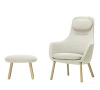 Hal Lounge Chair Fauteuil + Ottoman Coussin d'assise en vrac Vitra - 4055737348938